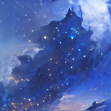 ラピスラズリの夜空