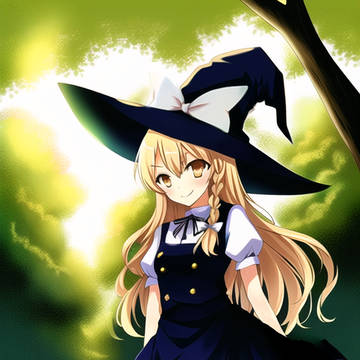 Mortal Witch of a Mystic Forest
