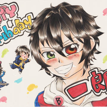 2021一郎お誕生日おめでとうの絵