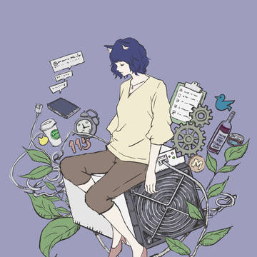 monapa-chan on the asic