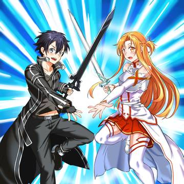 Kirito Asuna by Me