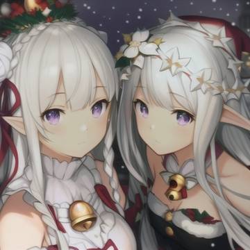 クリスマスエミリア *<(*´∀`)ノ<※+。:.゜