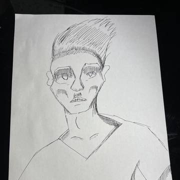 Random gel-pen sketch