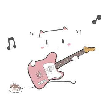 ねこギター テレキャスターver