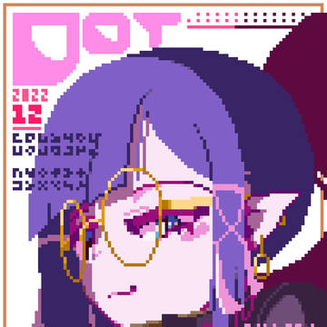 女性雑誌風ドット絵