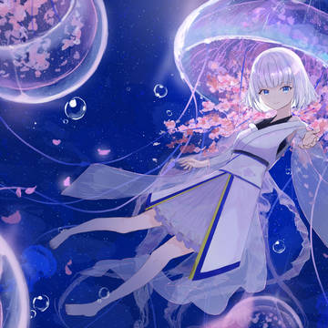 月明かりに照らされて🌸