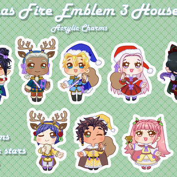 FE3H Xmas charms and chibi