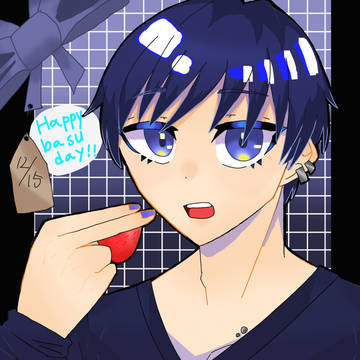 青木さんの誕生日イラストと過去絵