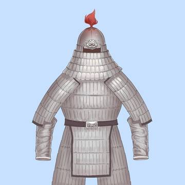 中国のよろいです