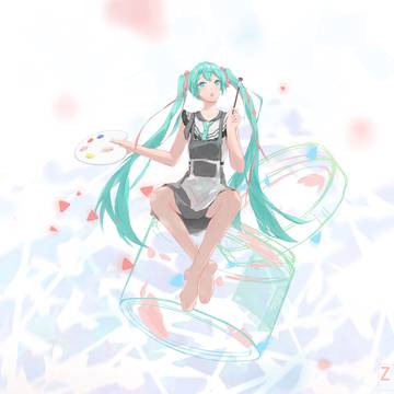 水彩破片