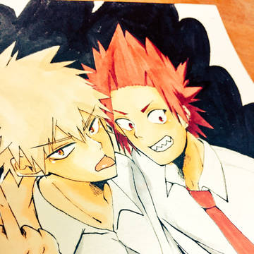 爆豪くんと切島くん