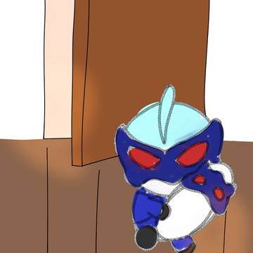 お出迎えのふわふわ
