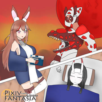 【PFSOZ】月兎、赤月、戦う理由【欺瞞の悪魔】