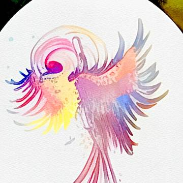 幻獣鳥絵
