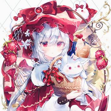 アルビノ赤ずきん