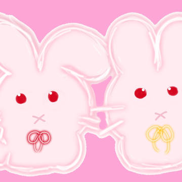 うさぎ(ピンク)