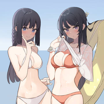 麻衣さんと翔子さんと海デート