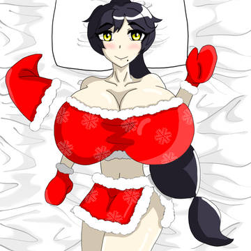 実装前に描いたミニスカサンタ山葉由芽