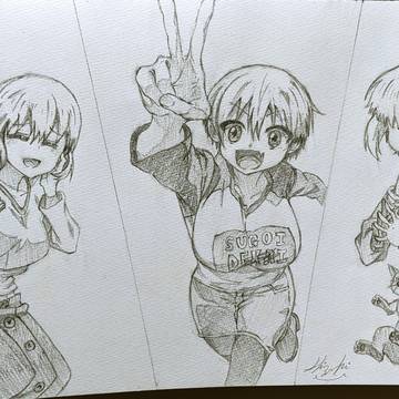 兄貴の友達に東リベの三ツ谷描いてもらったからそのお返し