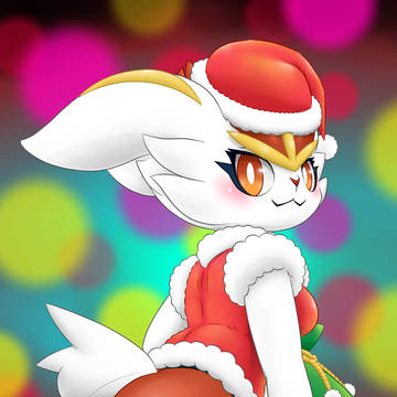 cute christmas rabbit 02