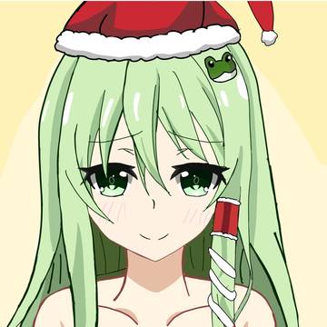 東風谷早苗 サンタコス メリークリスマス