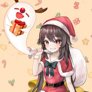 原神クリスマス 胡桃 Christmas Hu tao