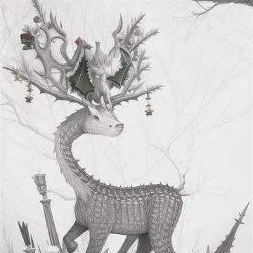 逢火之焰鹿(AI重製