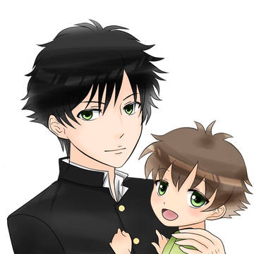 財前と甥っ子…?
