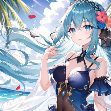 海辺の少女