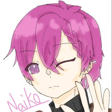 スマホ指描き