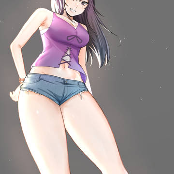 須賀夏美の脚