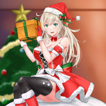 サンタでプレゼントなレイちゃん