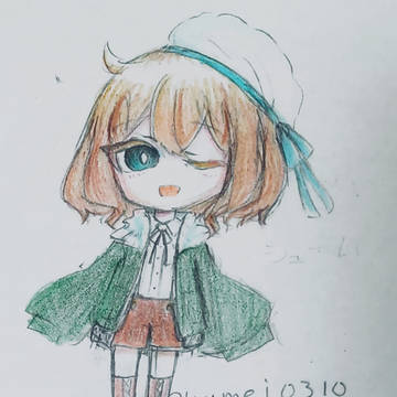 友に代理描いて貰った!