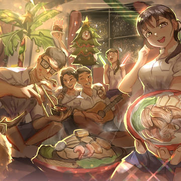 Thai BBQ x Christmas Party!
