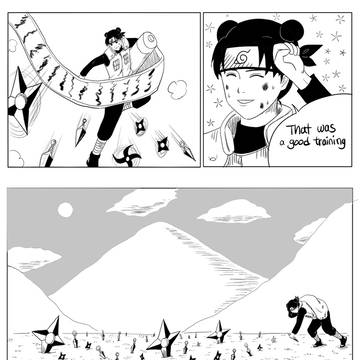 Tenten's training