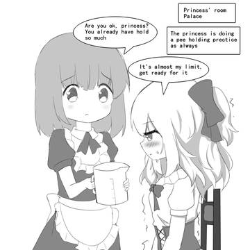 [Pee holdling]despairing holiday