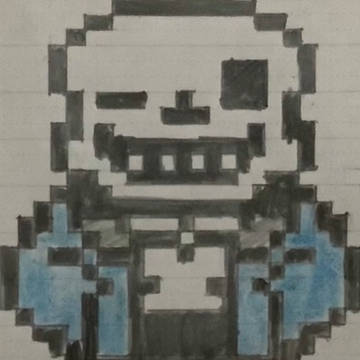 【ドット絵】サンズ　描いてみた
