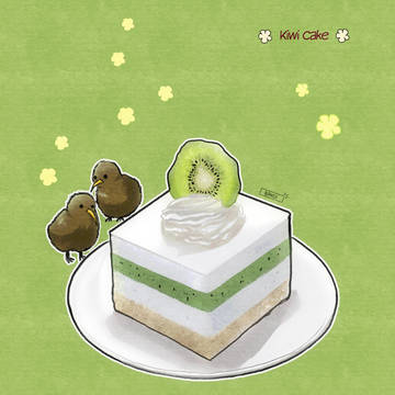 Kiwi cake