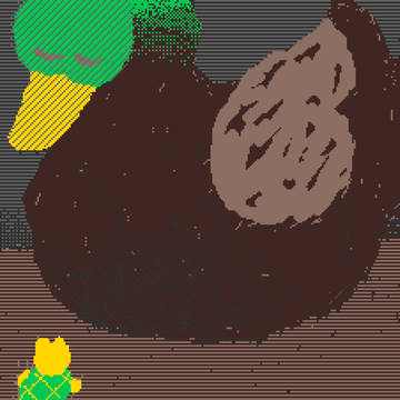 超重量級カモさん