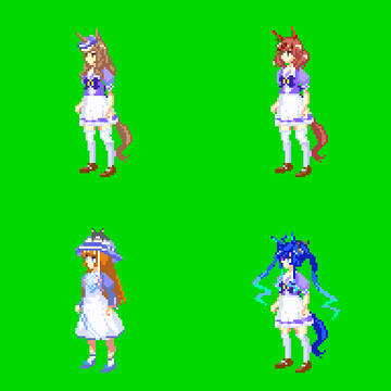 ドット絵　ウマ娘