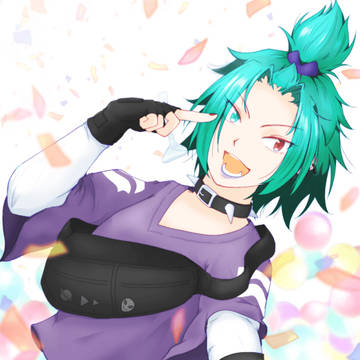 南里さんはぴばファンアート