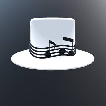 【3Dモデル】音楽の帽子