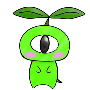 プロフ絵のオリキャラを書き直したやつ