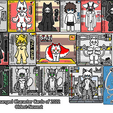 Changed character cards pack #1