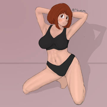 uraraka pose +18