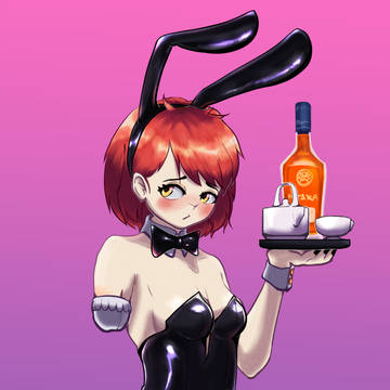Rabbit Waitress Ame