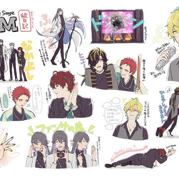 ヒプステrts B.A.D×M感想絵日記