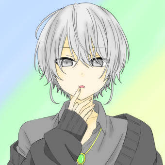 銀髪男子