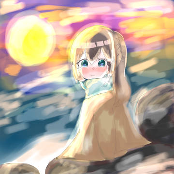 オリキャラ『涼風 天莉』描きました!