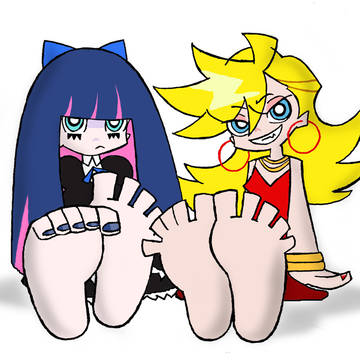 Panty and Stocking Feet by Skull